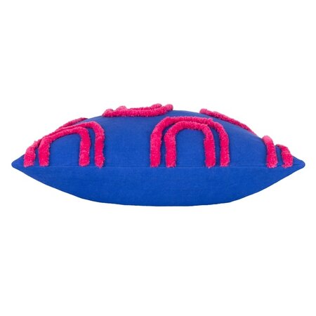  Cushion cover – Archie Tufted – Cobalt/Pink – 45x45 cm 