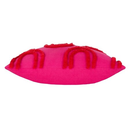 Cushion cover – Archie Tufted – Pink/red – 45x45 cm 