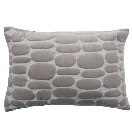  Decorative cushion cover – Boulder - Embroidered – Lavender – 40x60 cm 