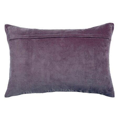 Decorative cushion cover – Boulder Embroidered – Plum – 40x60 cm 