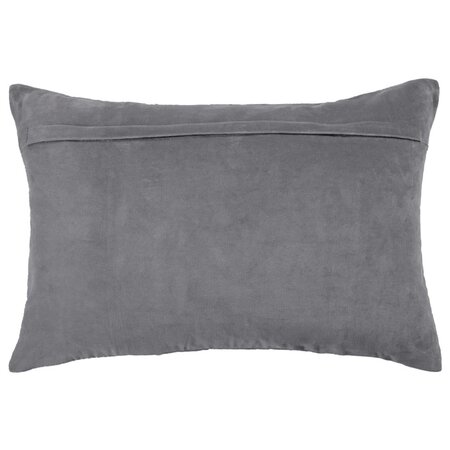 Decorative cushion cover – Boulder - Embroidered – Steel – 40x60 cm 
