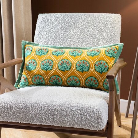 Cushion  – Casa – Ochre/Navy – 30x60 cm