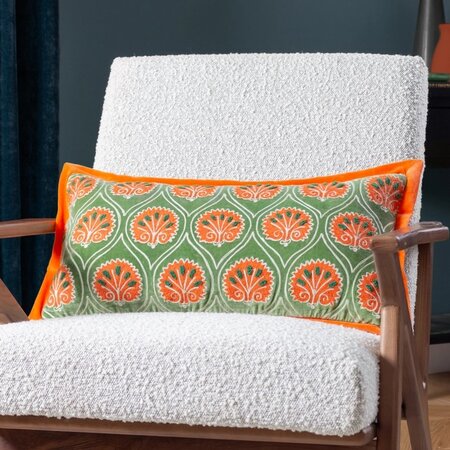 Cushion – Casa – Peridot/Orange – 30x60 cm
