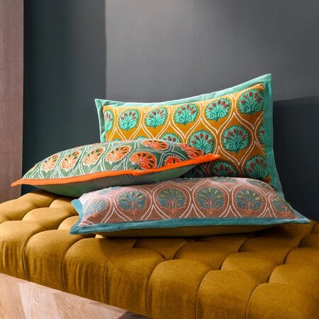 Decorative cushion – Casa Cushion – Pink/French Blue – 30x60 cm 