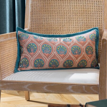 Decorative cushion – Casa Cushion – Pink/French Blue – 30x60 cm 