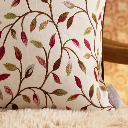 Cushion cover – Cervino Woven Jacquard – Damson – 43x43 cm 💜