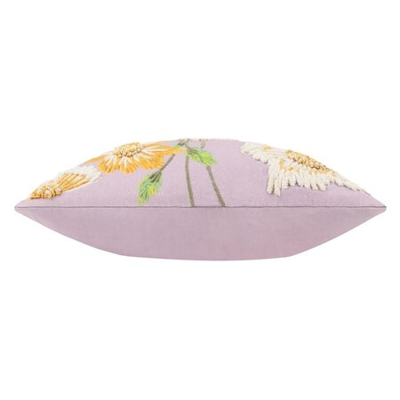 Cushion cover – Chrysantha Embroidered – Lilac – 30x50 cm 