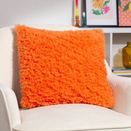 Cushion cover – Fluff Ball – Orange Fever – 45x45 cm 