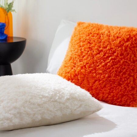 Cushion cover – Fluff Ball – Orange Fever – 45x45 cm 