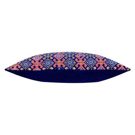 Decorative cushion – Laurel – Pink/Blue – 30x60 cm 
