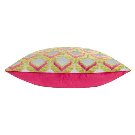 Cushion cover – Ledbury – Lime/Pink – 45x45 cm