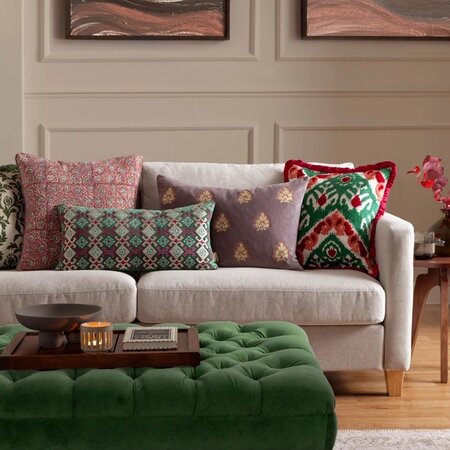 Decorative cushion cover – Rennes – Taupe  – 40x60 cm