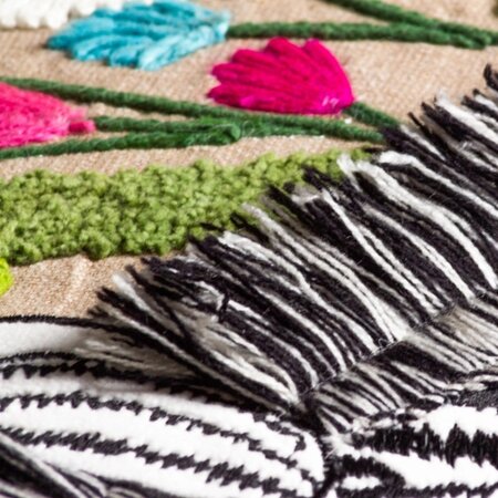 Cushion cover – Zebra – Fern – 50x50 cm