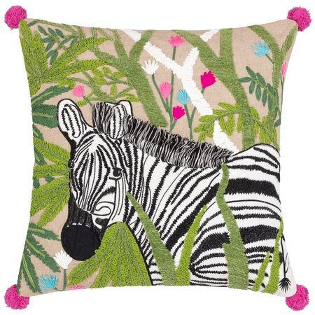Cushion cover – Zebra – Fern – 50x50 cm