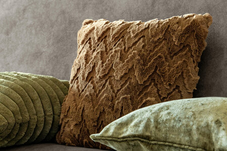 Novi – Cushion 45x45 cm – Sepia 
