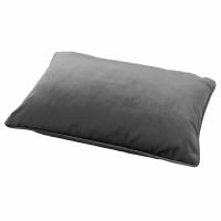 FINN – Cushion 40x60 cm – Velvet – Charcoal Gray 