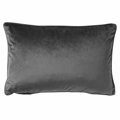 FINN – Cushion 40x60 cm – Velvet – Charcoal Gray 