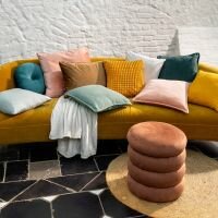 FINN – Cushion 40x60 cm – Velvet – Tobacco Brown 