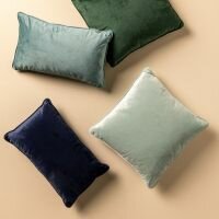 FINN – Cushion 45x45 cm – Velvet – Jadeite 🌿✨