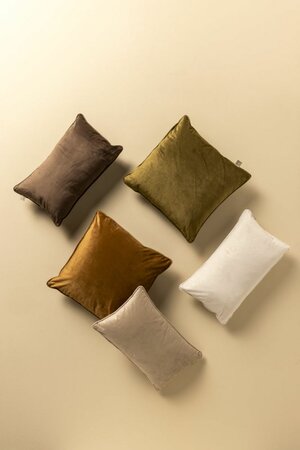 FINN – Cushion 45x45 cm – Velvet – Tobacco Brown🧡✨