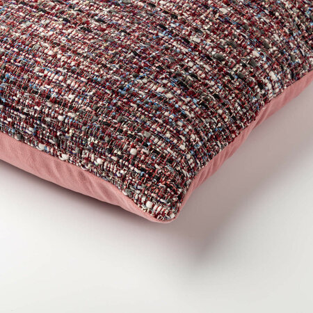 Chantal – Cushion 45x45 cm – Bouclé & Velvet Contrast 